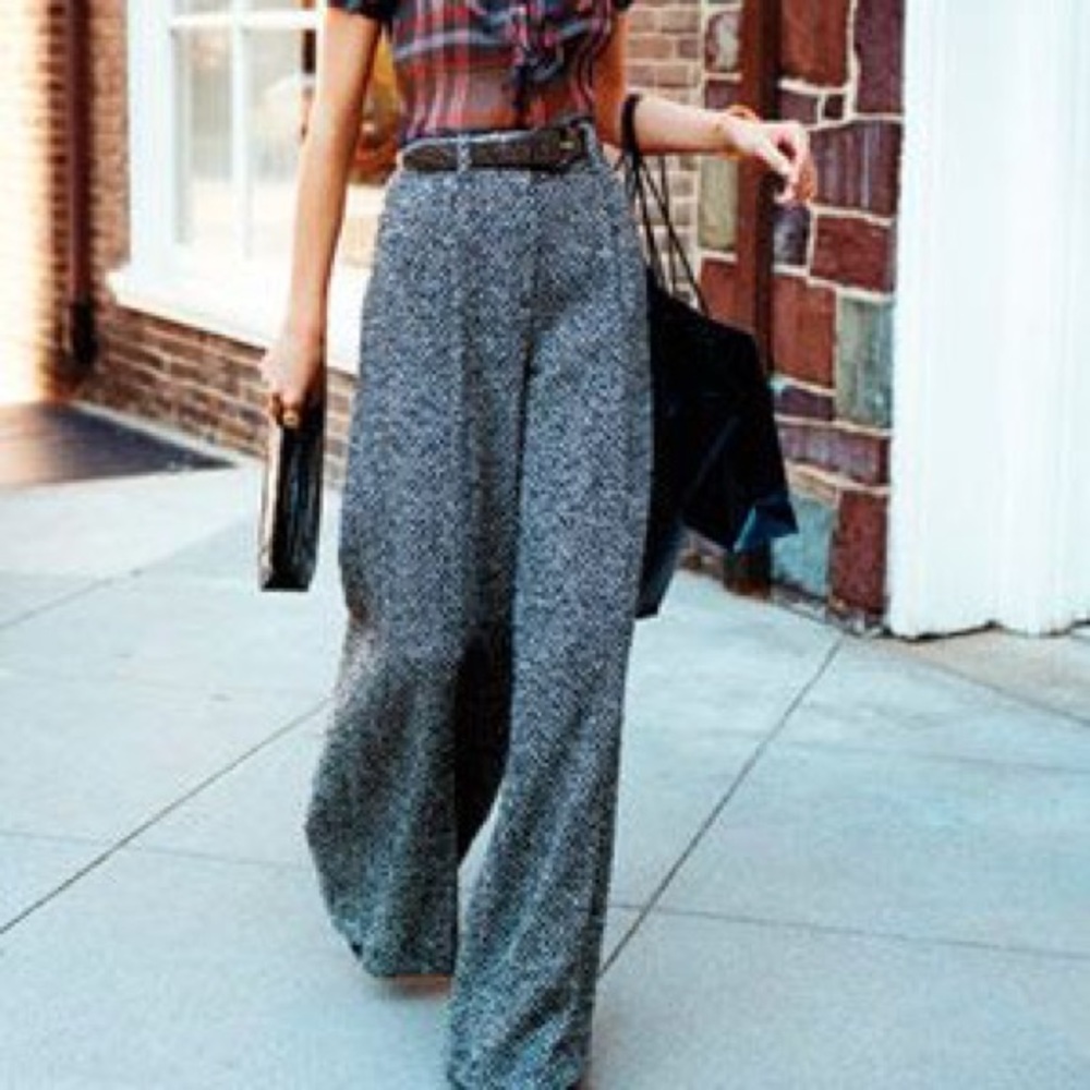 Vintage Wide Leg Giuseppe Zannoti Trousers!